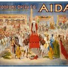 8875.Hippodrome opera co.Aida.egyptians.POSTER.art wall decor graphic art