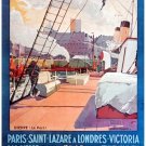 4814.View from ship.paris-saint-lazare a londres.POSTER.decor Home Office art