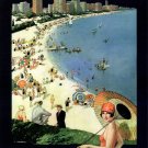 32534.Chicago Vacation City Beach Travel POSTER.Home Room Office Wall art decor