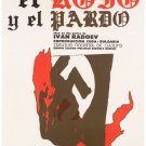 9764.En rojo y el par do.swastika bleeding.POSTER.decor Home Office art