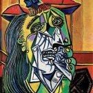 10402.Painting poster print in Paper or Canvas.Picasso art decor.Crying woman