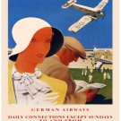 9939.Deutsche lufthansa.german air ways.POSTER.home decor graphic art