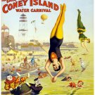 9581.Barnum and bailey.coney island.water carnival.POSTER.decor Home Office art