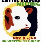 9578.Cattle feeders meeting.university of illinois.POSTER.decor Home Office art