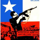 7147.OSPAAAL.Chile.el pueblo en lucha.man aiming rigle.POSTER.art wall decor