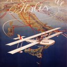 9421.Anno Vi.small plane flying over italy.POSTER.decor Home Office art