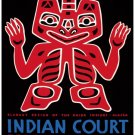 9563,Indian Court.federal building.blanket design.POSTER.decor Home Office art