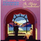 7964.Canada pacific hotel.lake louise.couple by window.POSTER.art wall decor