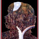 9672.Surreal map built into che chevara image.POSTER.decor Home Office art
