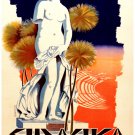 9834.Taormina.italia.seaside mountain view.POSTER.home decor graphic art