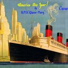 6967.Queen Mary transatlantic POSTER.Maritime art.Ocean ship wall decor