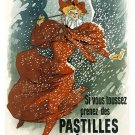 9640.pastille geraudel.woman.umbrella.red dress.POSTER.decor Home Office art