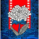 7661.Jornada de la cultura cobana.White plant.film.POSTER.art wall decor