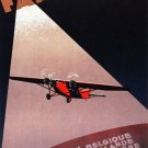 6387.Lignes Farman.Propeller plane flying to Paris.POSTER.Home Office art