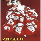 9643.Anisette marie brizard.woman dancing in dress.POSTER.decor Home Office art