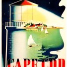 8099.Cape cod.new haven railroad.lighthouse.boats sailing.POSTER.art wall decor