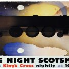 9398.The night scotsman.railroad.king's cross.POSTER.decor Home Office art