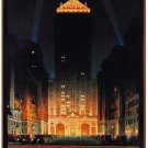 7561.New York Central Building.building lit up at night.POSTER.art wall decor