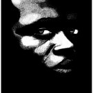 8123.South Africa. Portrait of a black man in shadows.POSTER.art wall decor