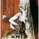 9645.anis cushier de luxe.woman in spanish attire.POSTER.decor Home Office art