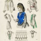 3554.French Art Nouveau Fashion POSTER.Le Moniteur de la Mode Home store decor