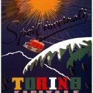 9842.Torino.capitale dell alpo.sport invernalli.POSTER.home decor graphic art