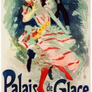 7388.Palais de Glace.Champs Elysées.couple ice skating.POSTER.art wall decor