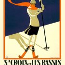 4157.Ste. Croix et Les Rasses.Tous Les spots.CFF.POSTER.Home School art decor