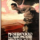 4811.Mostra del ciclo.angel flying next to driver.POSTER.decor Home Office art