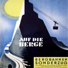 3474.Auf Die Berge Nach Garmisch Ski Resort  POSTER.Home Sports Room Art decor 
