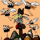 9256Retrospectiva de ferando bibi.homeless man.POSTER.decor Home Office art