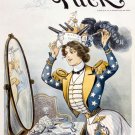3316.Victorian New Ideas Fashion dresses POSTER.Navy.Red Room Home art decor