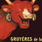9667.Bel et Bon.Laughing cow bull.Cheese earrings.POSTER.decor Home Office art