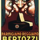 7733.Parmigiano reggiano.three men smelling cheese.POSTER.art wall decor