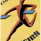 9658.Cioccolatini.perucina.man running with trays.POSTER.decor Home Office art 9658.Cioccolatini.perucina.man running with trays.POSTER.decor Home Office art