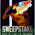 6728.Sweepstake.prix de l'arc de triomphe.horses racing.POSTER.art wall decor 6728.Sweepstake.prix de l'arc de triomphe.horses racing.POSTER.art wall decor