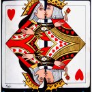 5385.Dia de los enamorados.king and queen kissing.POSTER.decor Home Office art