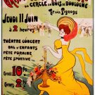 5829.Grande Kermesse de Chartié.de circle du bois.POSTER.Home Office art