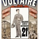 5574.A voltaire.vétements.tout faits.sur mesure.APOSTER. Home Office decor