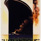 2808.L'Atlantique L'Amerique Du Sud POSTER.French Travel Decoration for Room