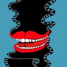 9295.Semana de la rise en el cine.lips on film.POSTER.decor Home Office art