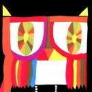 8307.Cinemateca de cuba programacion.wide-eyed owlPOSTER.movie decor graphic art