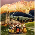 3418.Abruzzo Italian Italy Travel POSTER.Home Room School wall Art decoration