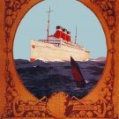 2764.Fabre Line French Mediterranean Cruise Travel POSTER.Wall Decoration art.