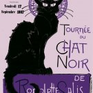 6054.Theatre de mons.Tourné du chat noir.rodolphe salis.POSTER.Home Office art
