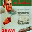7657.Pasa Gravi.dental creme.dentist holds dentail mirror.POSTER.art wall decor 7657.Pasa Gravi.dental creme.dentist holds dentail mirror.POSTER.art wall decor