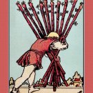 Decoration Poster from Vintage Tarot Card.Clubs.Mystical.Office Wall Decor.11411