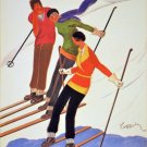 2410 Decorative Du Midi Superbagneres Art Decor POSTER.Home Graphic Design.