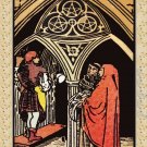 Decoration Poster from Vintage Tarot Card.Three Diamonds.Pentacles.Decor.11381