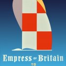 2876.Empress of Brita Cruise Canada Travel POSTER.Home Room Wall art decor